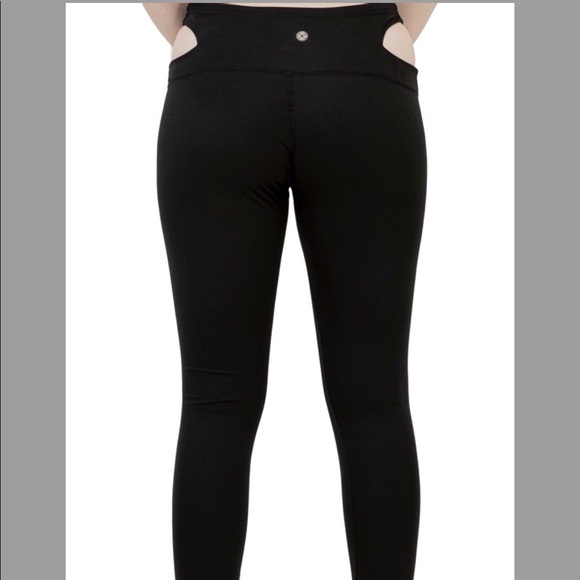 High-Waist Cut-Out Waist Sides Active Yoga Legging - Picture 6 of 7